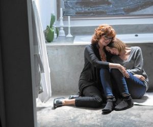 Susan Sarandon and Rose Byrne in a scene from "The Meddler," playing this week at The Harbor Theatre, Boothbay Harbor.