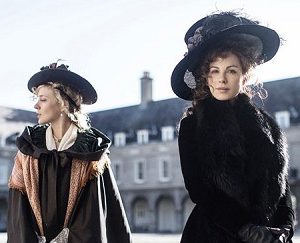 Kate Beckinsale and ChloÃ« Sevigny in a scene from "Love & Friendship," rated PG, one of several films playing this week at The Harbor Theatre, Boothbay Harbor.