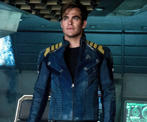 Chris Pine in a scene from "Star Trek Beyond," which premieres this week at The Harbor Theatre, Boothbay Harbor.