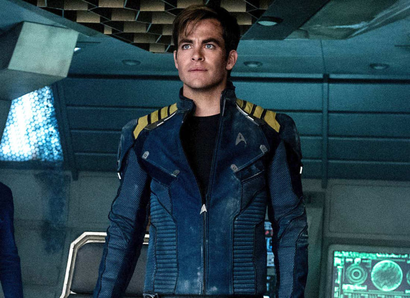 Chris Pine in a scene from "Star Trek Beyond," which premieres this week at The Harbor Theatre, Boothbay Harbor.