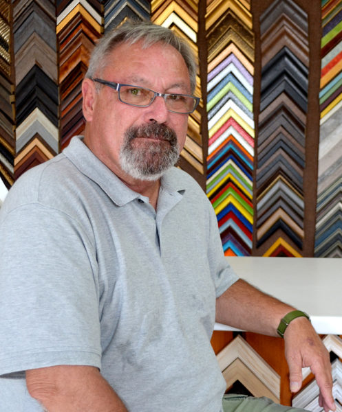 Fifteen years after opening Salt Bay Framers in Damariscotta, Brad Perry has decided to sell the business and begin semi-retirement. (Maia Zewert photo)