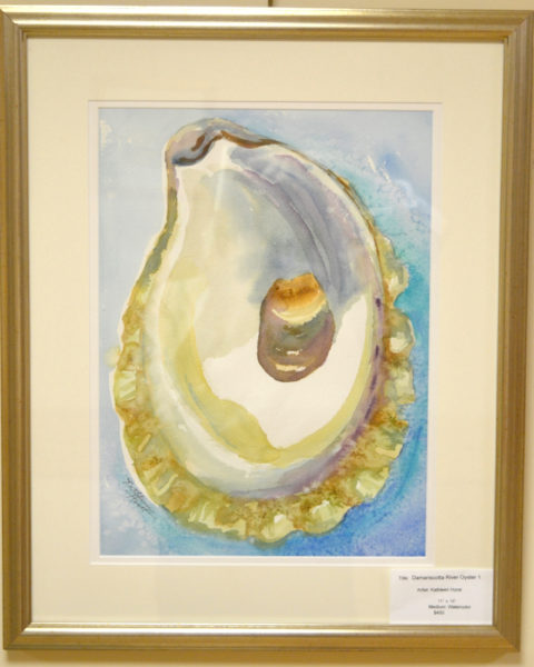 "Damariscotta River Oyster 1" by Kathleen Horst. (Christine LaPado-Breglia photo)