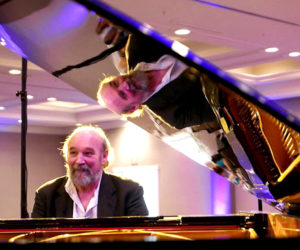 Bob Page at his piano. The Newcastle native and co-founder of the Jazz Babies now lives in Atlanta, but will return to the Twin Villages to celebrate the band's 40th anniversary with a concert at the Lincoln Theater in Damariscotta on Thursday, Aug. 18.