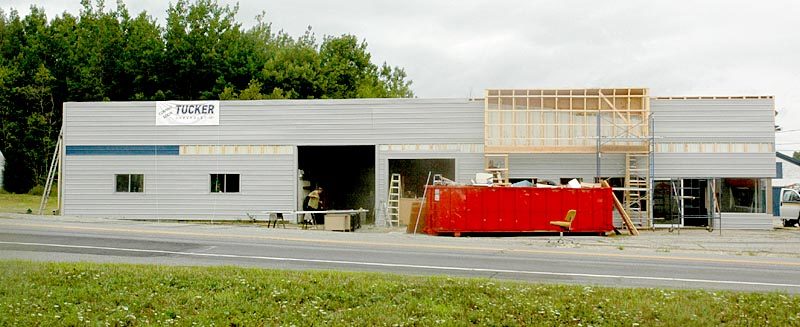 The former Harold C. Ralph Chevrolet building is undergoing renovations and will soon be the site of a Tucker Chevrolet. (Alexander Violo photo)