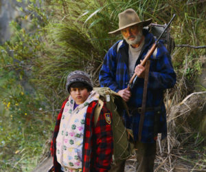 Julian Dennison (left) and Sam Neill in "Hunt for the Wilderpeople."