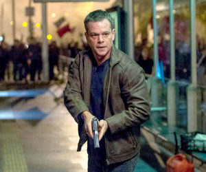 Matt Damon stars in the new thriller "Jason Bourne," playing this week at The Harbor Theatre, Boothbay Harbor.