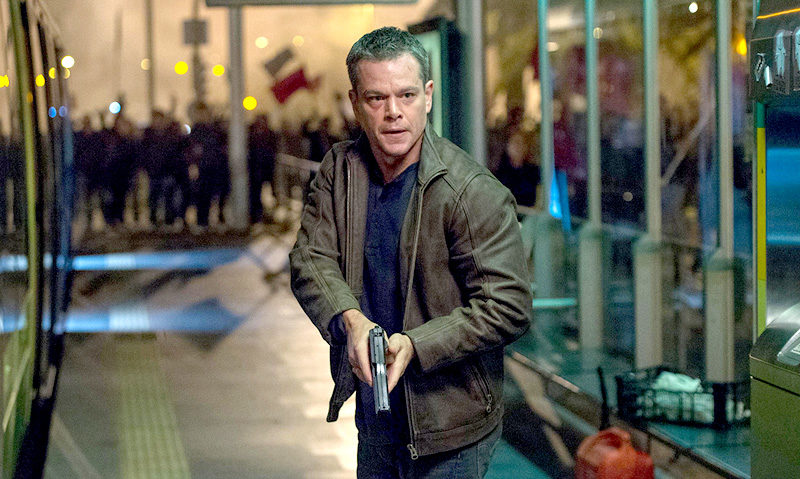 Matt Damon stars in the new thriller "Jason Bourne,"  playing this week at The Harbor Theatre, Boothbay Harbor.