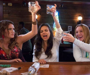 From left: Kathryn Hahn, Mila Kunis, and Kristen Bell in a scene from "Bad Moms," which is rated R and playing this week at The Harbor Theatre, Boothbay Harbor.