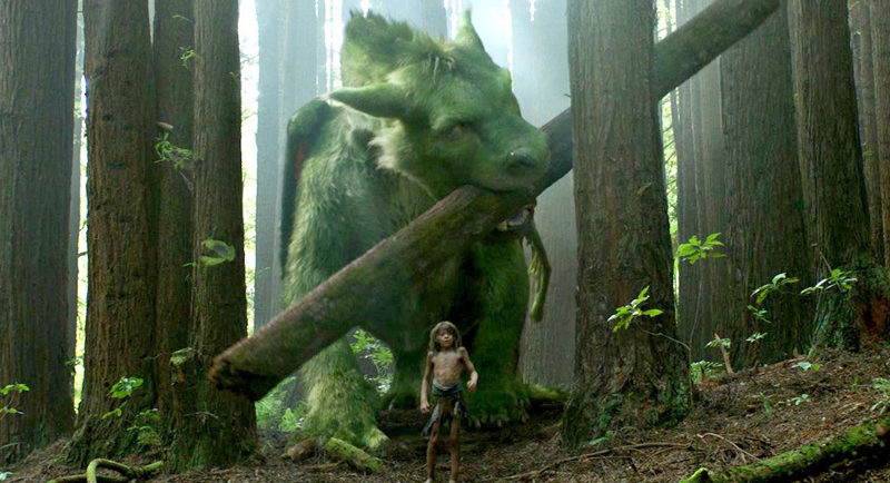A scene from "Pete's Dragon," PG,  playing this week at The Harbor Theatre, Boothbay Harbor.