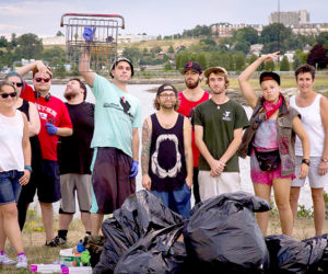 The Movement of the Minds community clean-up day held in Portland.