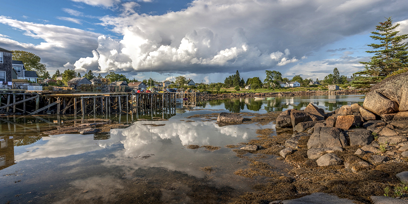 Â“Corea Harbor," a photograph by Ronald Wilson