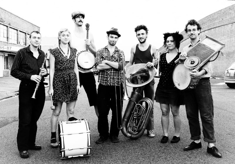 The New Orleans band Tuba Skinny is set to appear at Schooner Landing in Damariscotta on Sunday, Aug. 28.