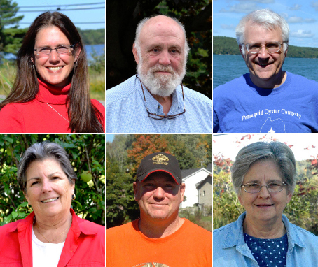The Lincoln County News will host its second and final candidates forum of 2016 at Skidompha Library in Damariscotta at 6 p.m., Thursday, Oct. 13. The forum will feature the candidates for Senate District 13 and House Districts 88, 90, and 91. Top from left: Rep. Deb Sanderson, Jim Torbert, and Rep. Mick Devin. Bottom from left: Robin Mayer, Abden Simmons, and Dr. Emily Trask-Eaton. Not pictured: Sen. Chris Johnson and Dana Dow. (LCN file photos)