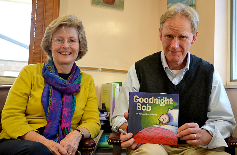 Ann and John Hassett's children's bedtime book "Goodnight Bob" was released by Albert Whitman & Co. in September. (Christine LaPado-Breglia photo)