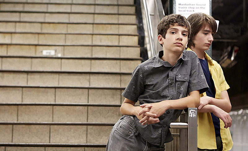 Michael Barbieri (left) and Theo Taplitz in "Little Men."