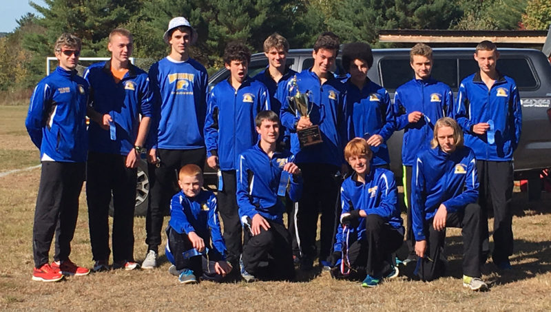 Boothbay Region captured the 2016 Mt.Valley Conference cross country championship. (Carrie Reynolds photo)