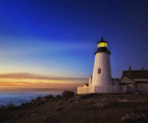 Ronn Orenstein's "Lighthouse Glow."