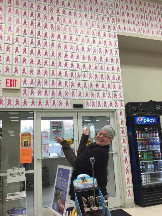 Wall of Hope in Spirit of Making Strides Walk The Lincoln