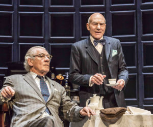 Ian McKellen and Patrick Stewart in "No Man's Land." (Photo courtesy Johan Persson)