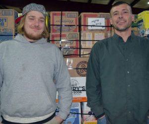 Dylan Herald (left) and Joshua Bonenfant are the new owners of Bonus Redemption, with locations in Damariscotta, Newcastle, and Waldoboro. (J.W. Oliver photo)
