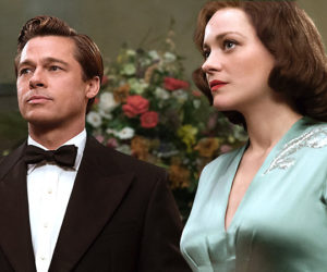 Brad Pitt and Marion Cotillard star in "Allied."