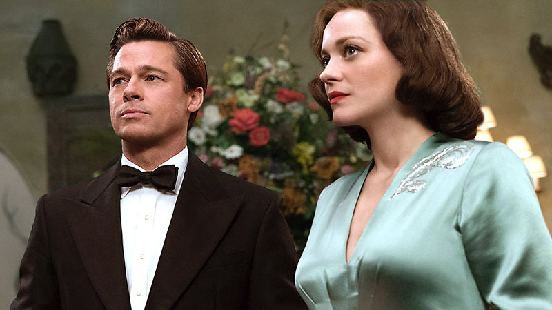 Brad Pitt and Marion Cotillard star in "Allied."