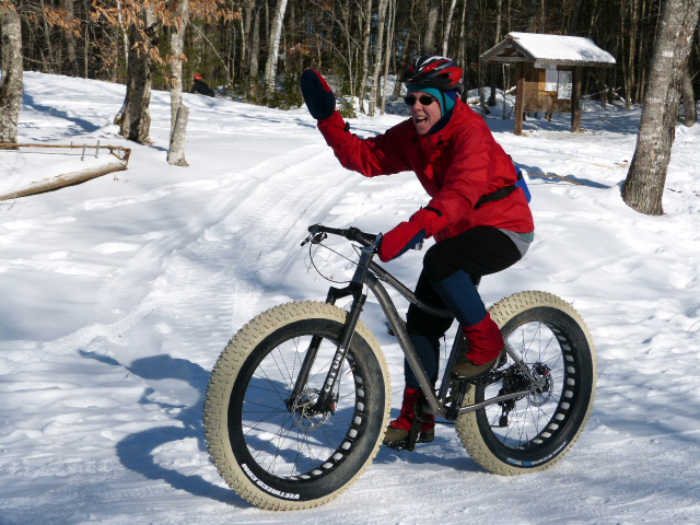 Sharon Miller enjoys fat-tire biking.