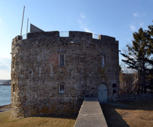 The replica of Fort William Henry at the Colonial Pemaquid State Historic Site. In a Feb. 14 letter to Friends of Colonial Pemaquid President Don Loprieno, Gov. Paul LePage said a lease agreement between the nonprofit and the state for the management of the site is "off the table." (Maia Zewert photo)