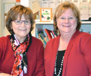 Coastal Kids Preschool Education Director Priscilla Congdon (left) and Executive Director Mimi Reeves celebrate the preschool's recent accreditation from the National Association for the Education of Young Children. (Christine LaPado-Breglia photo)