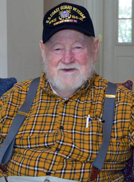 Eugene Walsh, of Newcastle, celebrated his 100th birthday Thursday, Feb. 23. (Maia Zewert photo)