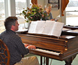 Sean Fleming at the piano