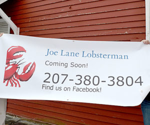 Joe Lane and Izzy Nelson plan to reopen Lane's lobster eatery in a new, permanent location at 115 Elm St. in Damariscotta, the former home of the Skidompha Secondhand Book Shop. (Maia Zewert photo)