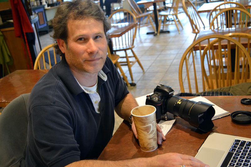 Michael Sevon is a photographer, a drummer in two local bands, and a janitor at Great Salt Bay Community School in Damariscotta. (Christine LaPado-Breglia photo)