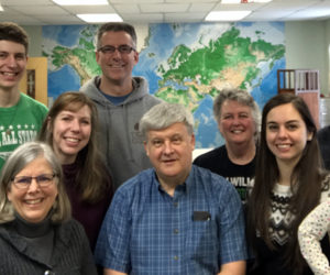 The team: (from left) Elijah Nicewonger, Matthew Nicewonger, Rebecca Norton, Faith Nicewonger, Phil Nicewonger, Barry Libby, Ronnie Frazier, Laura Foss, Jeff Norton, Elodie Foss, and Ethan Foss.