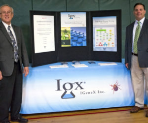 From left: Robert Giguere and Doug Priest of IGeneX Inc. (Photo courtesy H. Roberts Photography)