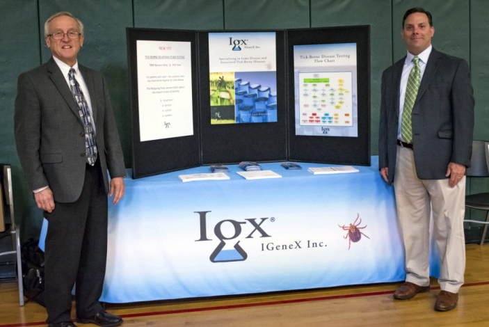 From left: Robert Giguere and Doug Priest of IGeneX Inc. (Photo courtesy H. Roberts Photography)