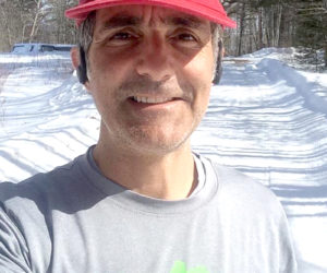 Alain Ollier, of Newcastle, is running the Boston Marathon to raise funds for Healthy Lincoln County's summer meals program.