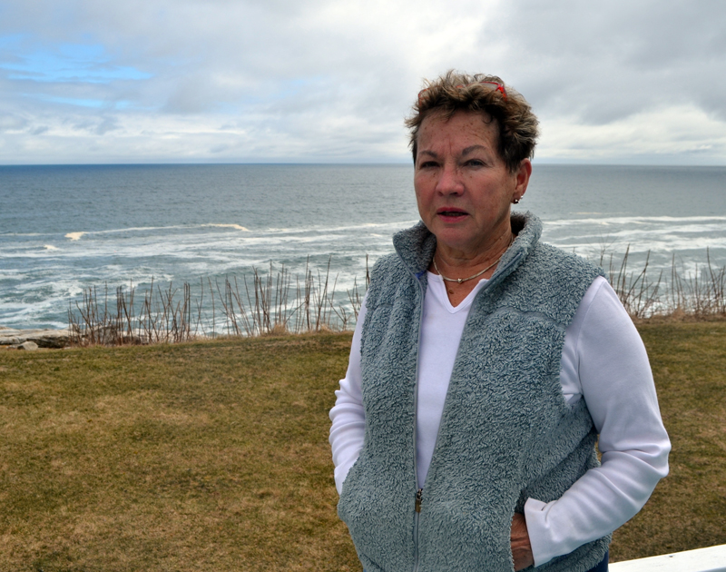 Paula Houghton, owner of the Sea Gull Shop for 40 years, sold the gift shop and restaurant at Pemaquid Point in March. (Maia Zewert photo)