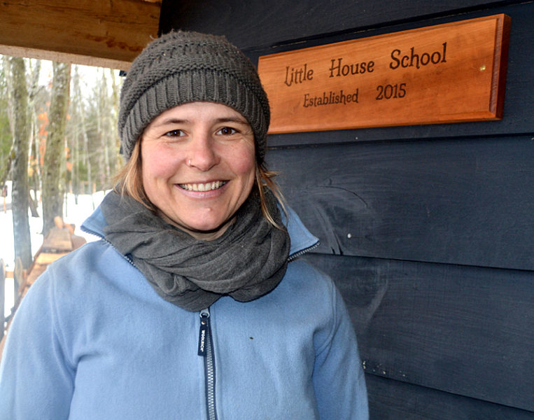 Kimberly Sampson is the founder of Little House School on Abbie Lane in Damariscotta. (Maia Zewert photo)