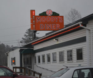 Moody's Diner on Tuesday, April 4, the day before the diner closed so staff could attend a public hearing in Augusta to support the reinstatement of the tip credit. (Abigail Adams photo)