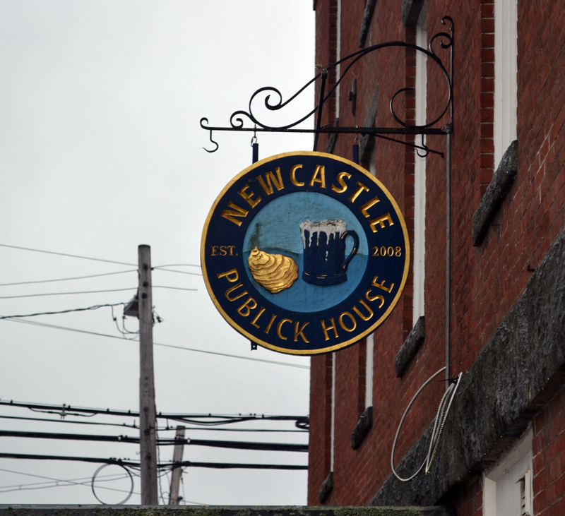 The Newcastle Publick House on Tuesday, April 4, the day before owner Alex Nevens planned to testify in Augusta to support the creation of a commission to study the elimination of the tip credit. (Abigail Adams photo)