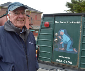 Dick Cleveland, of Newcastle, is looking for someone to take over The Local Locksmith, the mobile locksmith business he started 16 years ago. (Maia Zewert photo)