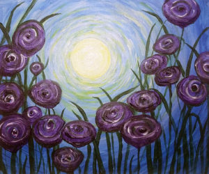 Libbie Winslow will guide an acrylic Paint Night in Waldoboro on Thursday, April 27 starting at 6:30 pm.