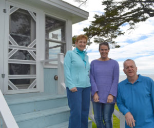 Sea Gull Shop owners Tim and Betsey Norland with General Manager Brooke Cotter (center). (Maia Zewert photo)