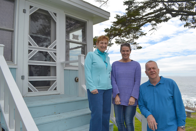 Sea Gull Shop owners Tim and Betsey Norland with General Manager Brooke Cotter (center). (Maia Zewert photo)