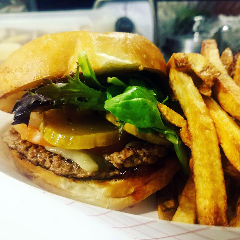 Burgers & Freys' popular Farm Stand burger.