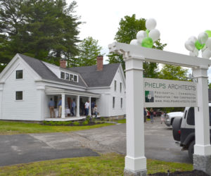 The new offices of Phelps Architects Inc. at 278 Main St. in Damariscotta. (Maia Zewert photo)