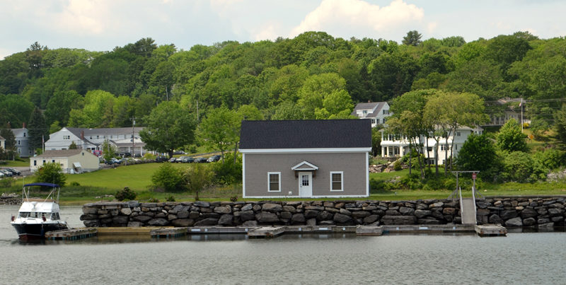 The Standard of Newcastle boathouse. Kieve-Wavus Education Inc. plans to buy the building. (Maia Zewert photo)