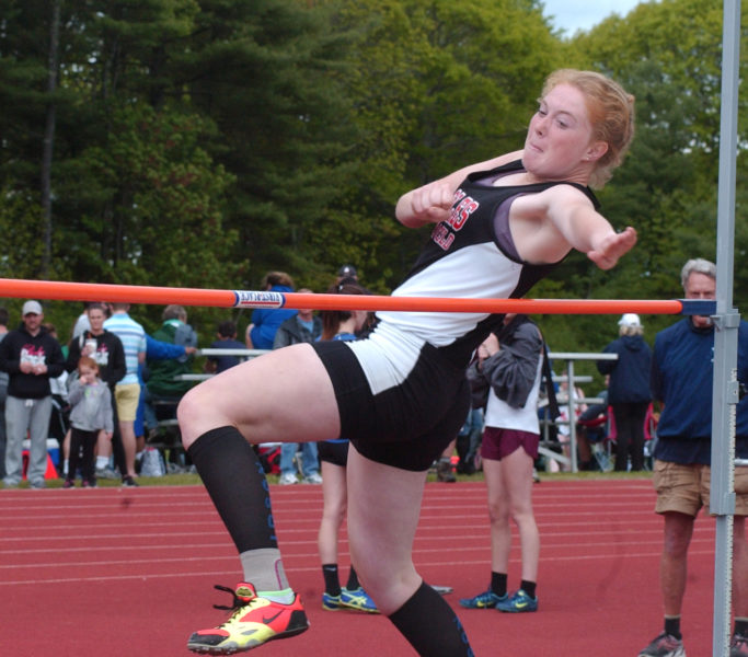 Olivia Richmond placed seventh in the State Class B high jump. (Paula Roberts photo)