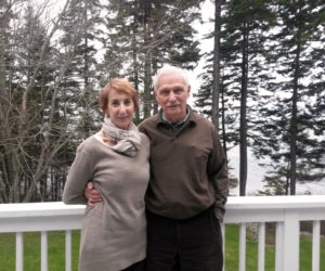 Penny Axelrod and Jerry Haller, donors of the six-acre parcel that abuts the Martin Point Wildlife Reserve.